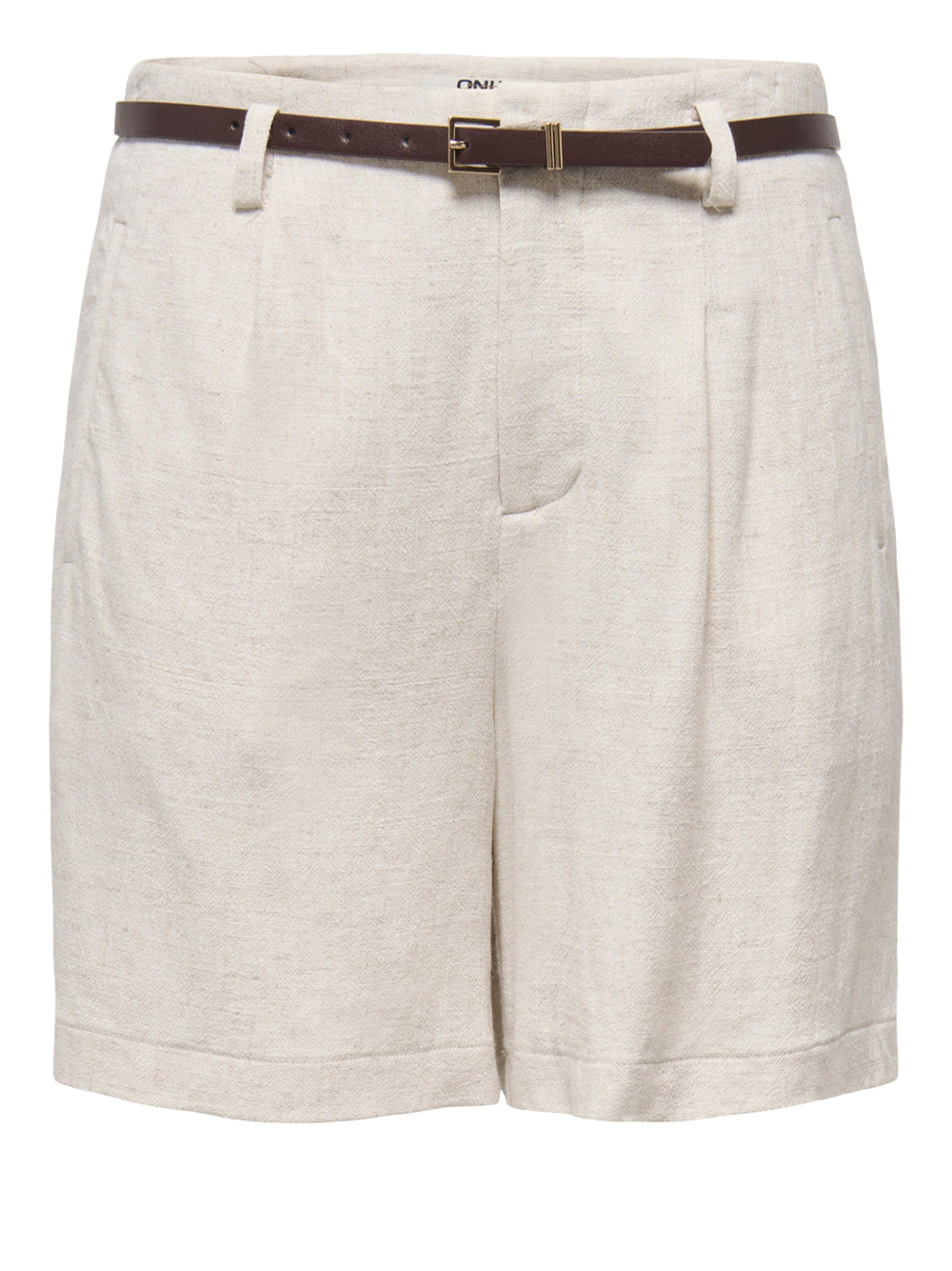 ONLY DROP 1 Bermuda Di Lino Onlsiesta Only - Beige Beige