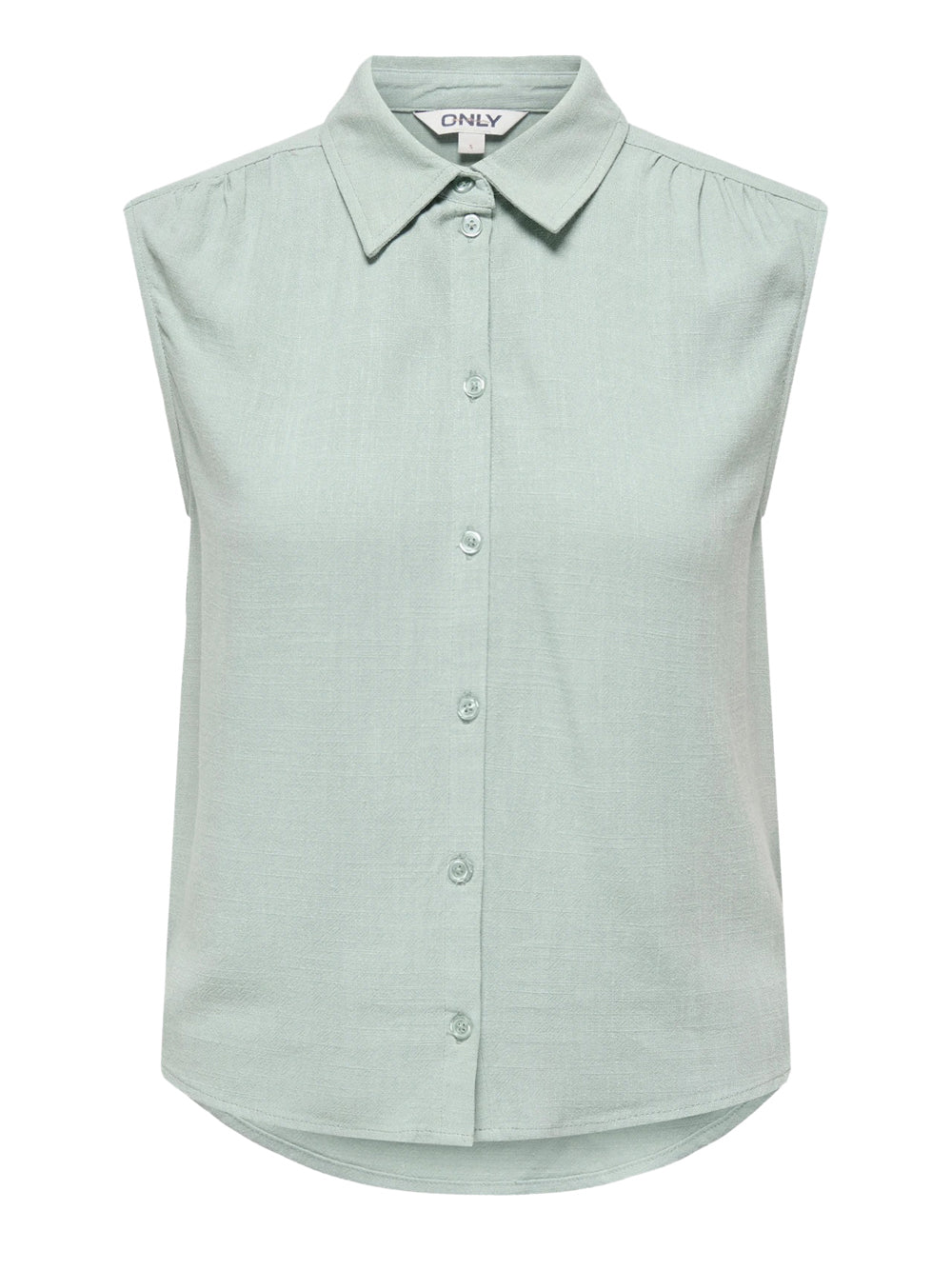 ONLY DROP 1 Camicia Onlsiesta Lino Only - Turchese Turchese