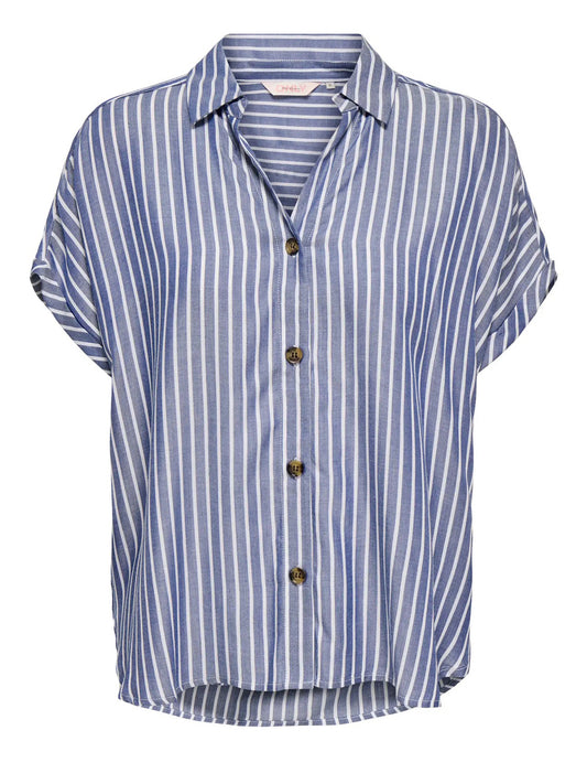 ONLY DROP 1 Camicia Only Onlgibsi Puori - Blu Blu
