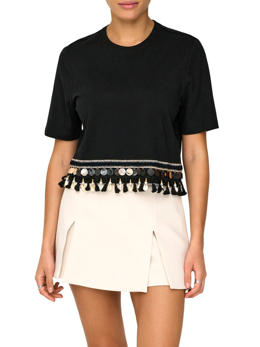 T-Shirt Onlfilippa Only - Nero