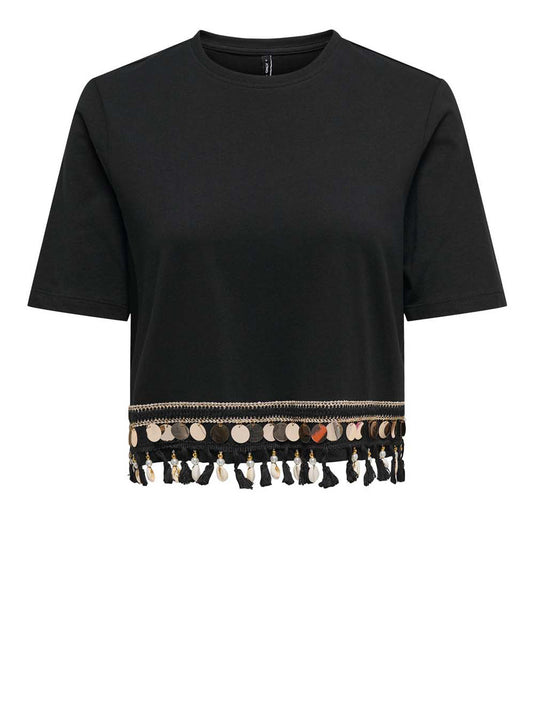 T-Shirt Onlfilippa Only - Nero