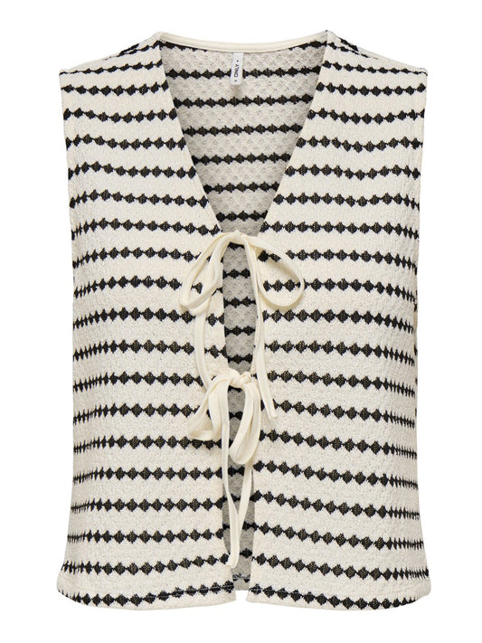 Gilet Only Onleva - Bianco/Nero