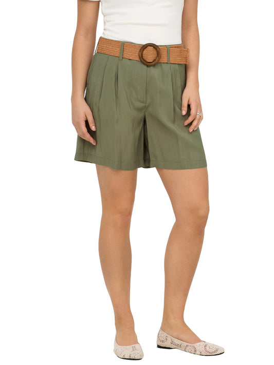 Shorts Onlibiza Vita alta Regular Fit Only - Verde