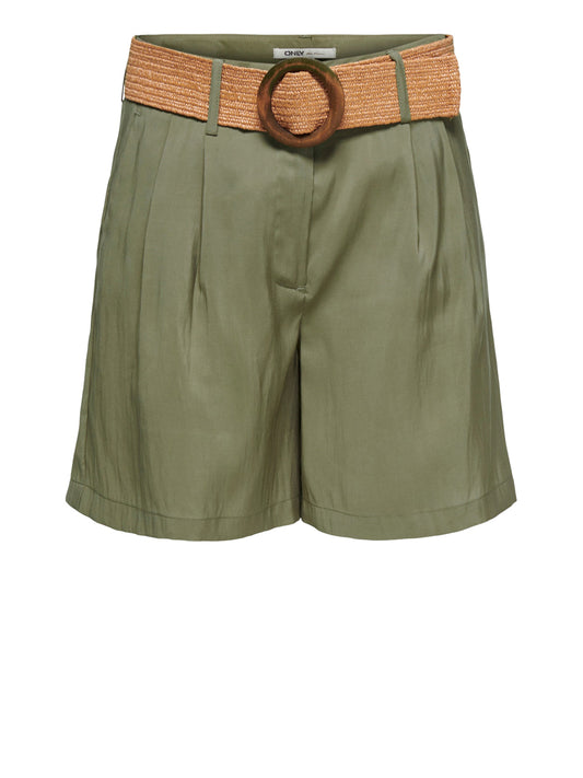 Shorts Onlibiza Vita alta Regular Fit Only - Verde