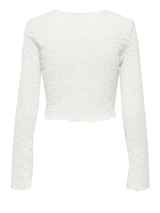 Cardigan Onlfaith Only - Bianco