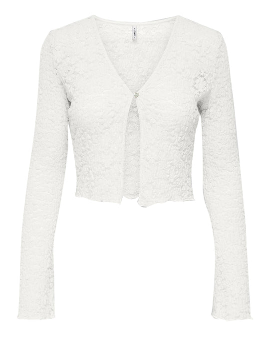 Cardigan Onlfaith Only - Bianco