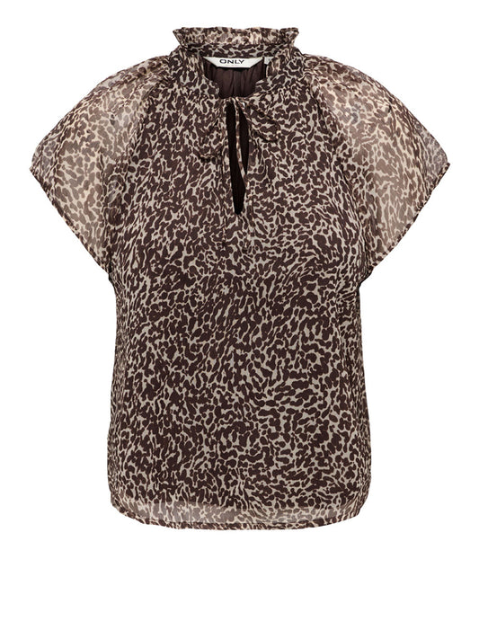 ONLY DROP 2 Camicia Onlleri Peninna Only - Cioccolato Cioccolato