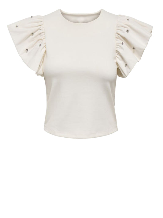 T-Shirt Onlmacy Ss Only - Bianco