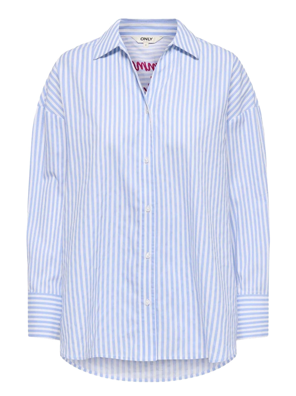 ONLY DROP 2 Camicia Onlquina Oregon Only - Blu/Bianco Blu
