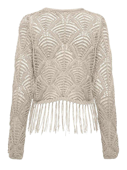 Maglia Onlleonie Only - Beige