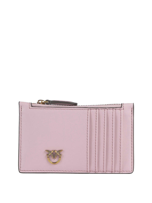 PINKO Portacarte Pinko Airone - Rosa/Oro ROSA/ORO