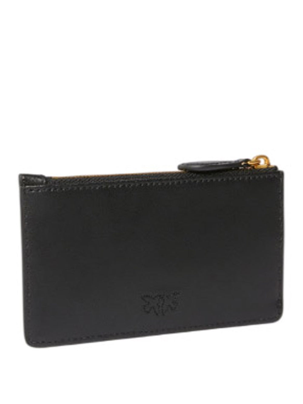 PINKO Porta Carte Pinko Airone Con Zip Nero Oro Nero/oro