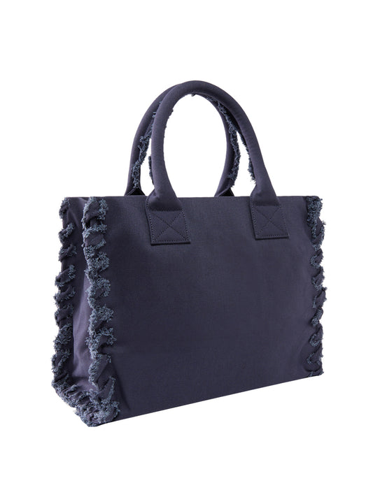 PINKO Borsa Shopper Pinko Beach In Canvas - Viola Viola