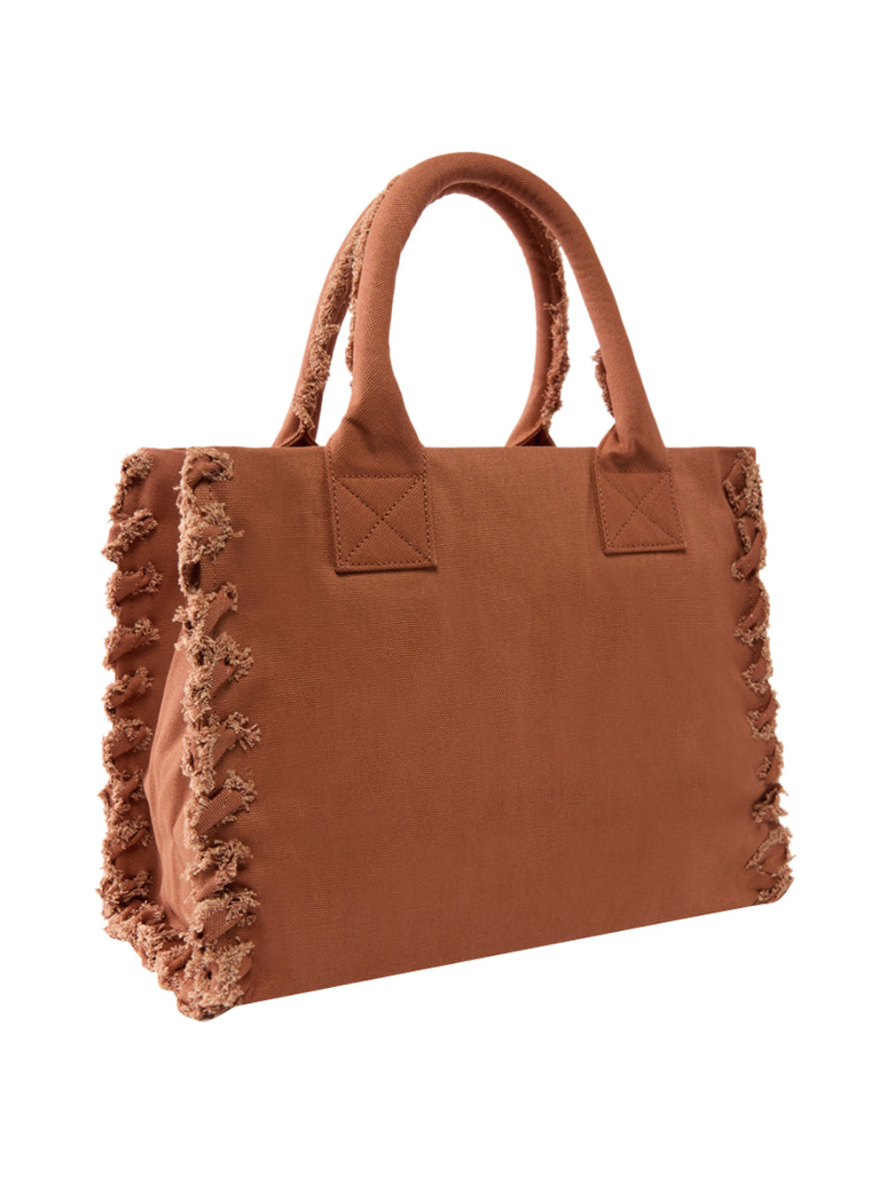 PINKO Borsa Shopper Pinko Beach In Canvas - Marrone Marrone