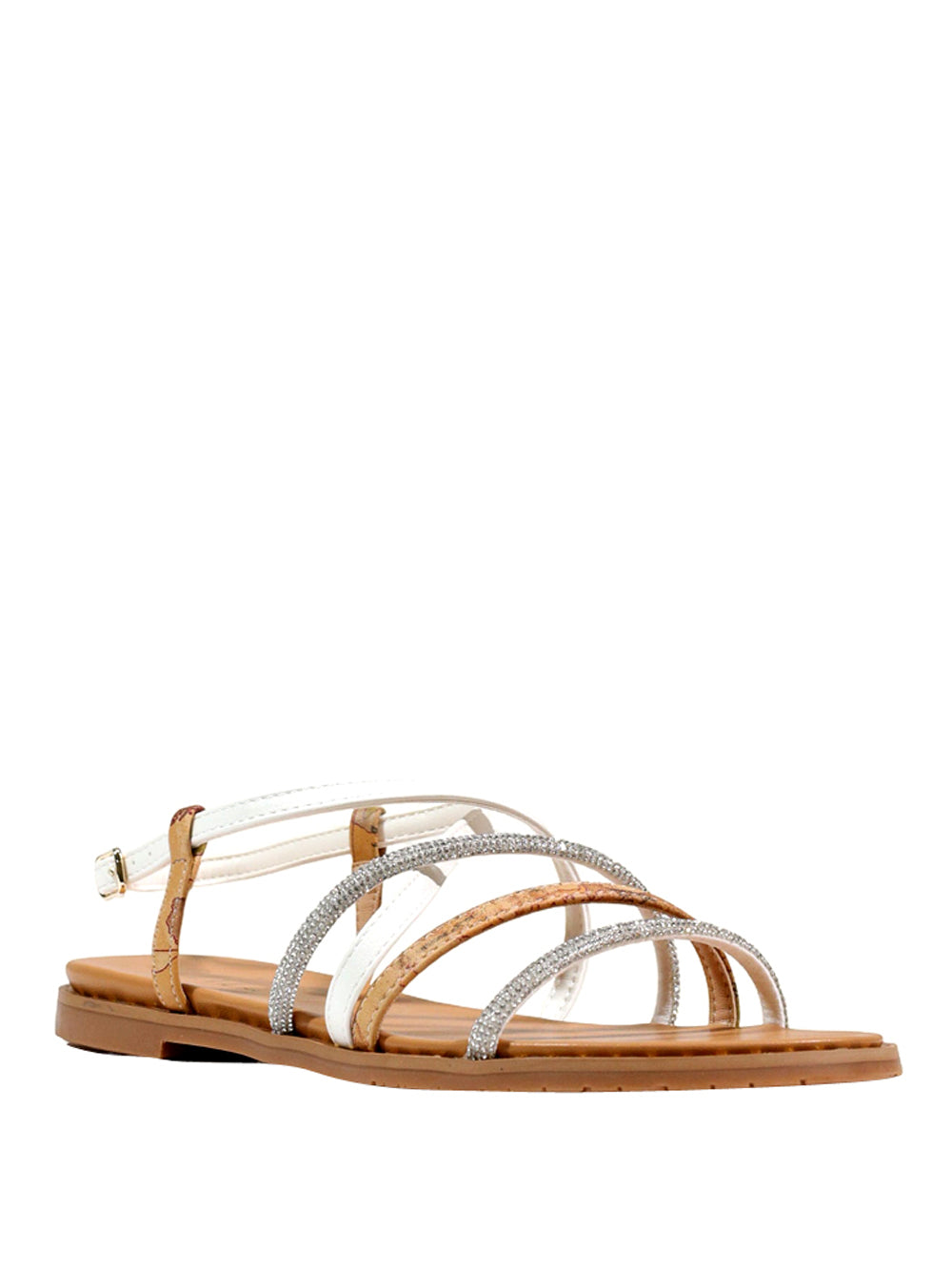 PRIMA CLASSE Prima Classe Sandalo Geo Classic Beige Bianco