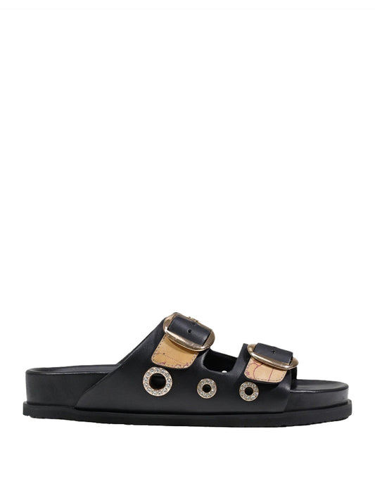 PRIMA CLASSE Ciabatte Alviero Martini Slipper H30 - Nero Nero