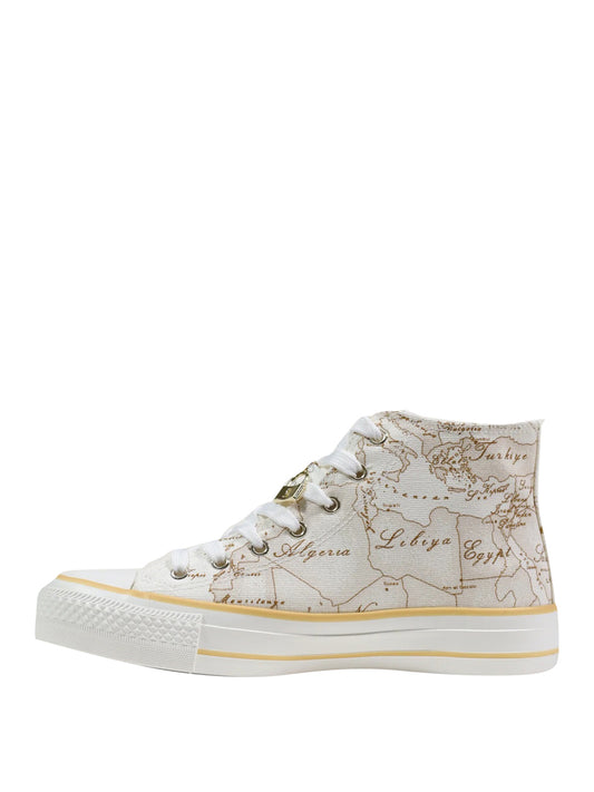 PRIMA CLASSE Sneakers Alviero Martini Hight - Bianco Bianco