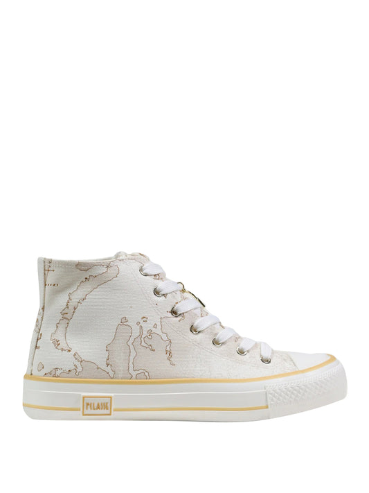 PRIMA CLASSE Sneakers Alviero Martini Hight - Bianco Bianco