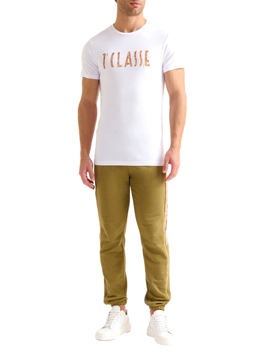 PRIMA CLASSE T-Shirt Alviero Martini Con Logo Geo Classic - Bianco Bianco