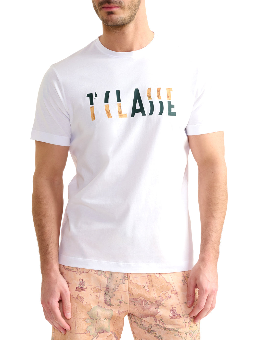 PRIMA CLASSE T-Shirt Alviero Martini Con Logo - Bianco Bianco