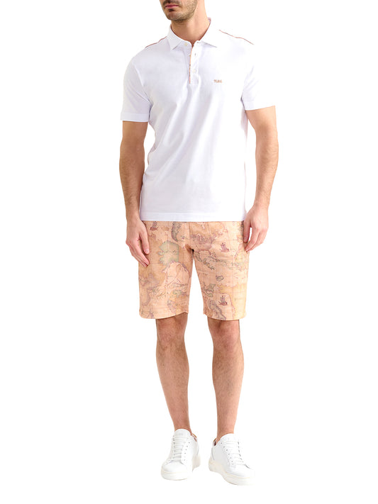 PRIMA CLASSE Alviero Martini Bermuda In Felpa Stretch Geo Classic - Naturale Naturale