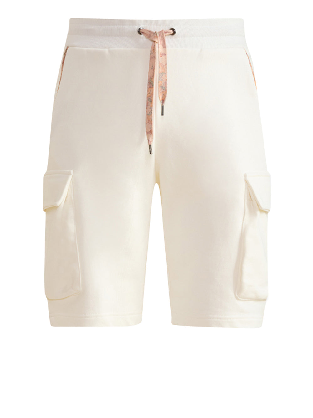 PRIMA CLASSE Alviero Martini Bermuda In Felpa Di Cotone Bianco Pastello Bianco Pastello