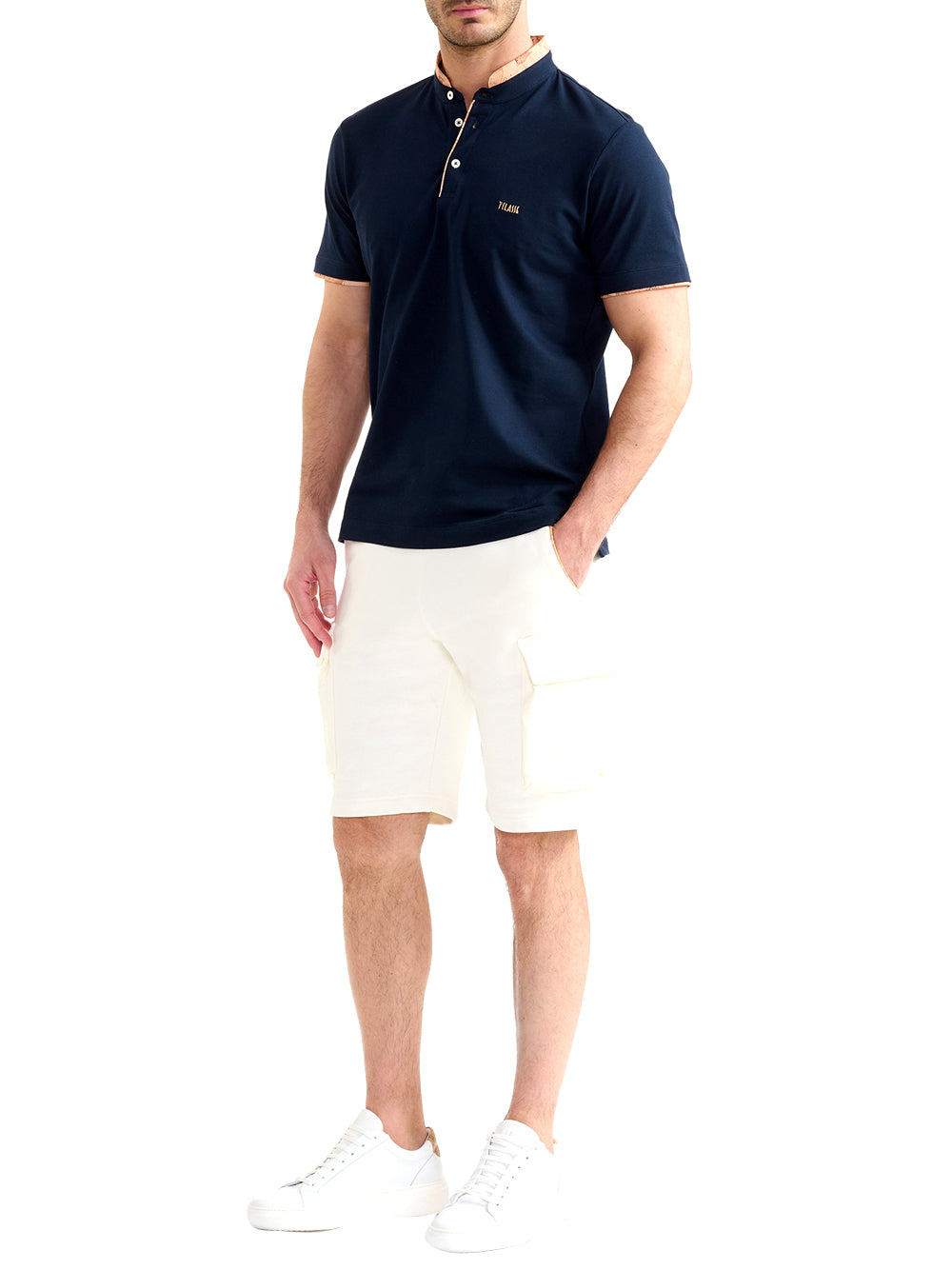 PRIMA CLASSE Alviero Martini Bermuda In Felpa Di Cotone Bianco Pastello Bianco Pastello