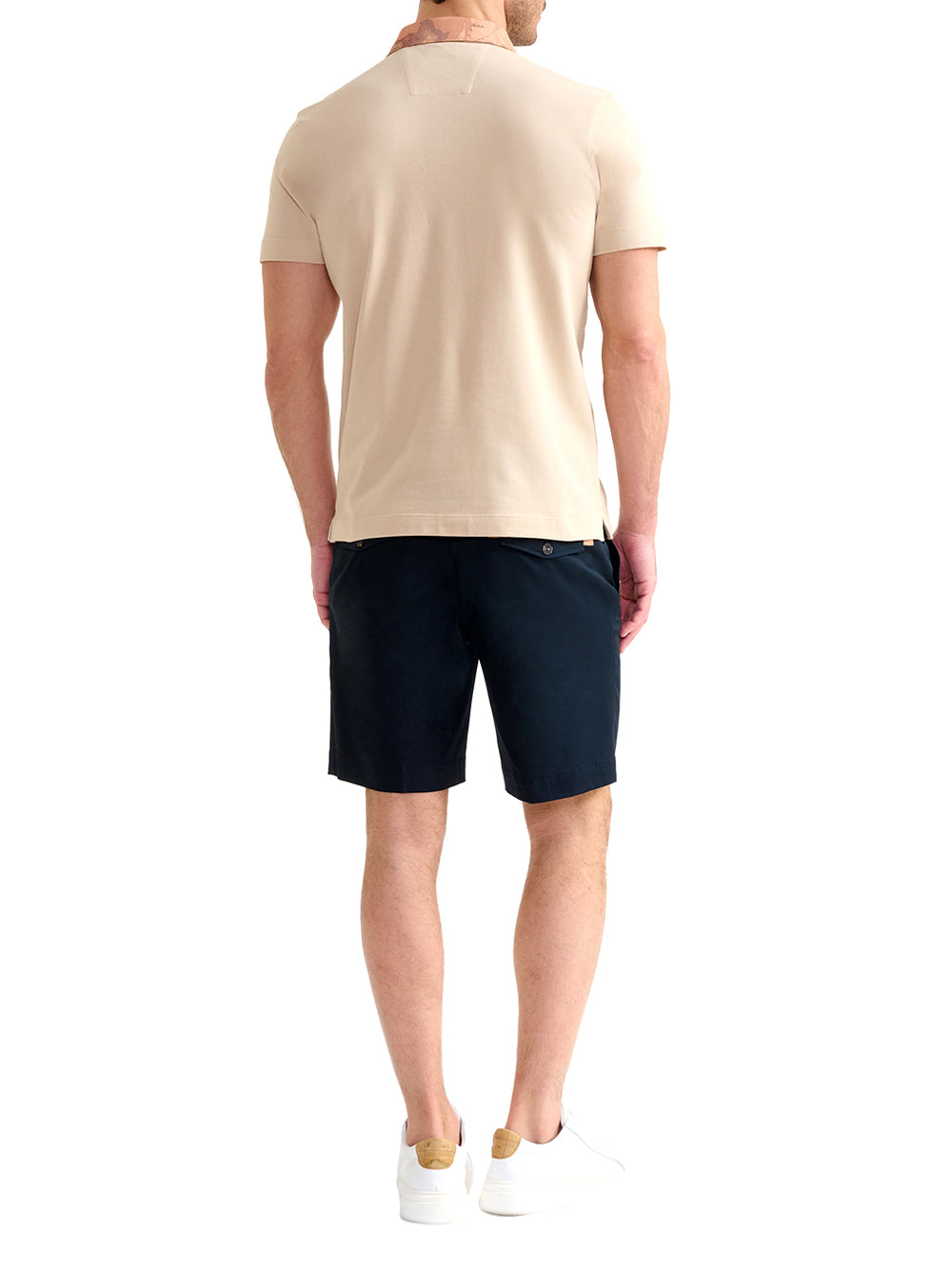 PRIMA CLASSE Polo Alviero Martini Geo Classic In Jersey - Sabbia Sabbia