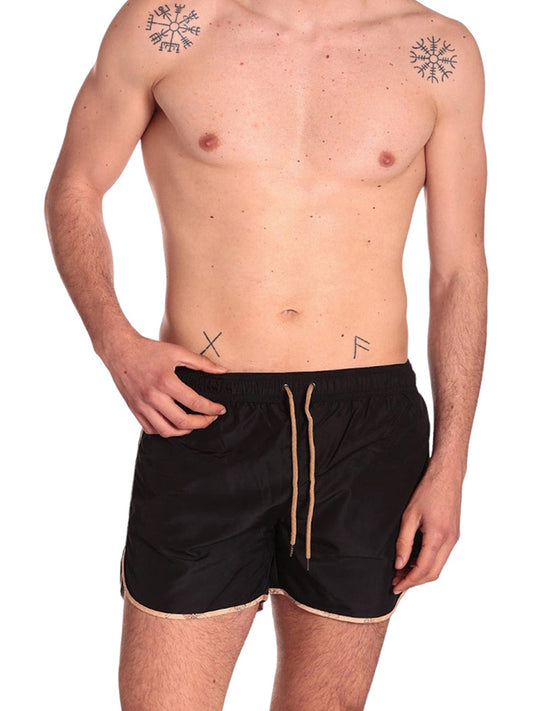 PRIMA CLASSE BEACH Alviero Martini Boxer Corto Basic Colors - Nero Nero