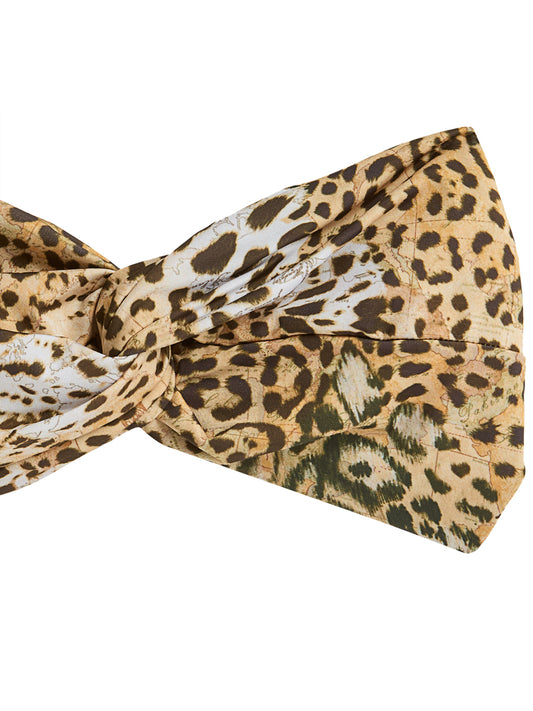 PRIMA CLASSE BEACH Fascia Prima Classe Per Capelli Geo Animalier Beige Maculato Maculato Beige
