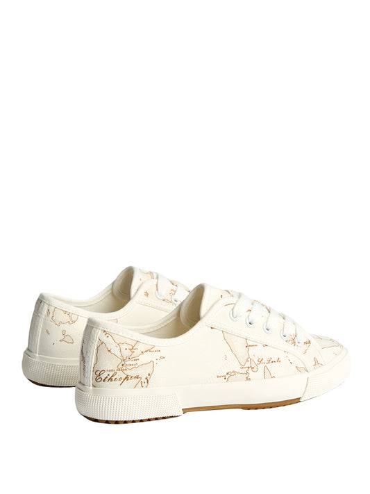 PRIMA CLASSE FLASH Prima Classe Sneaker In Panama Geo White Bianco