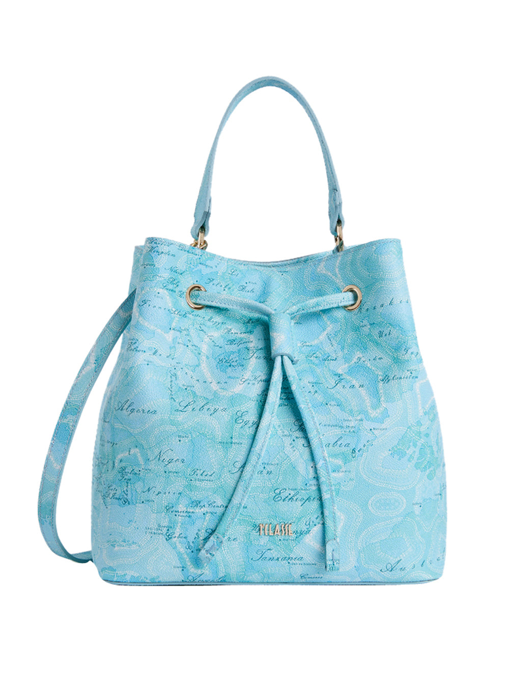 PRIMA CLASSE FLASH Prima Classe Borsa Secchiello Pacific Geo - Acquamarina Acqua Marina