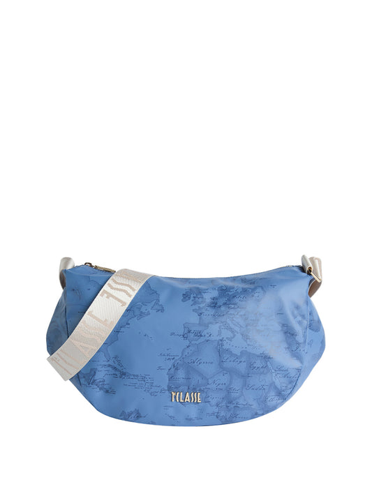 PRIMA CLASSE FLASH Soft Prima Classe Color Tracolla A Mezzaluna Grande - Blu Jeans DENIM