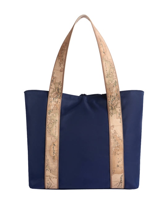 PRIMA CLASSE FLASH Prima Classe Shopper Dual Bag Borsa Reversibile - Nero Blu