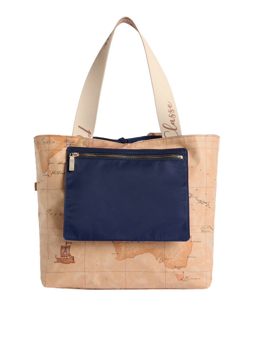 PRIMA CLASSE FLASH Prima Classe Shopper Dual Bag Borsa Reversibile - Nero Blu