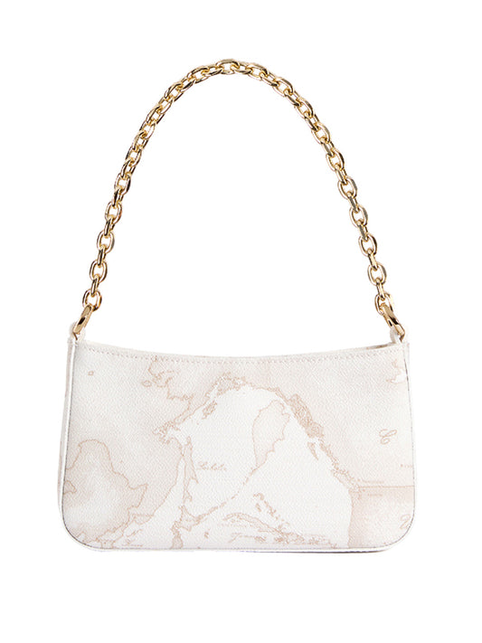PRIMA CLASSE FLASH Prima Classe Pochette White Geo Mix Con Catena - Bianca Bianco