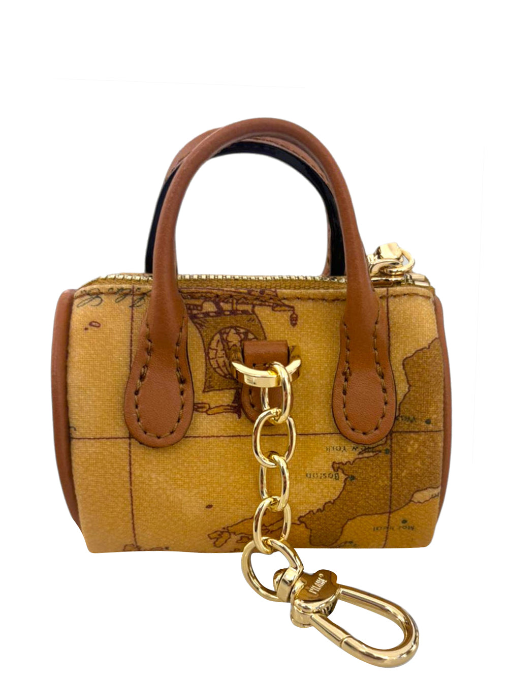 PRIMA CLASSE FLASH Alviero Martini Portachiavi Mini Bauletto - Naturale Naturale
