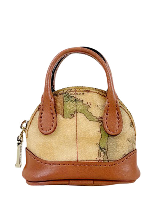 PRIMA CLASSE FLASH Alviero Martini Portachiavi Charm Mini Borsa A Mano - Naturale Naturale