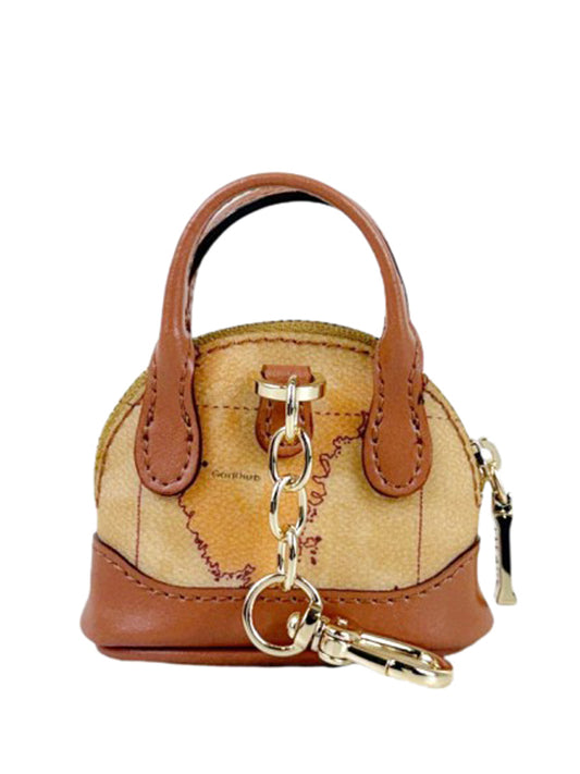 PRIMA CLASSE FLASH Alviero Martini Portachiavi Charm Mini Borsa A Mano - Naturale Naturale