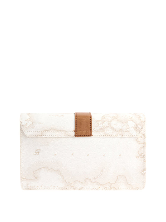 PRIMA CLASSE GEO WHITE Prima Classe Pochette Escape Geo Con patta Geo White Bianco