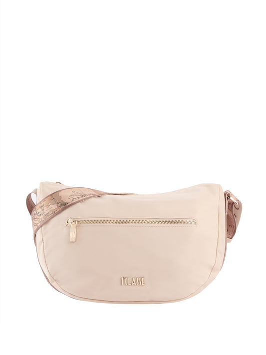 PRIMA CLASSE NYLON Prima Classe Tracolla Breeze Nylon A Mezzaluna Grande - Champagne Champagne