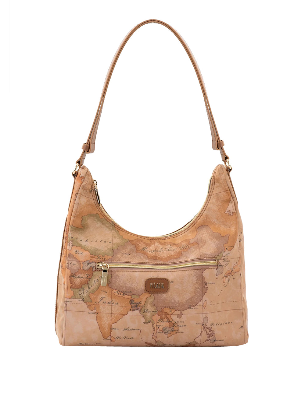 PRIMA CLASSE NYLON Borsa A Spalla Alviero Martini Soft Petals - Tabacco Tabacco