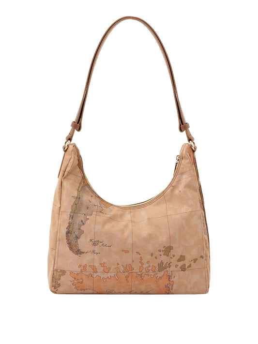 PRIMA CLASSE NYLON Borsa A Spalla Alviero Martini Soft Petals - Tabacco Tabacco