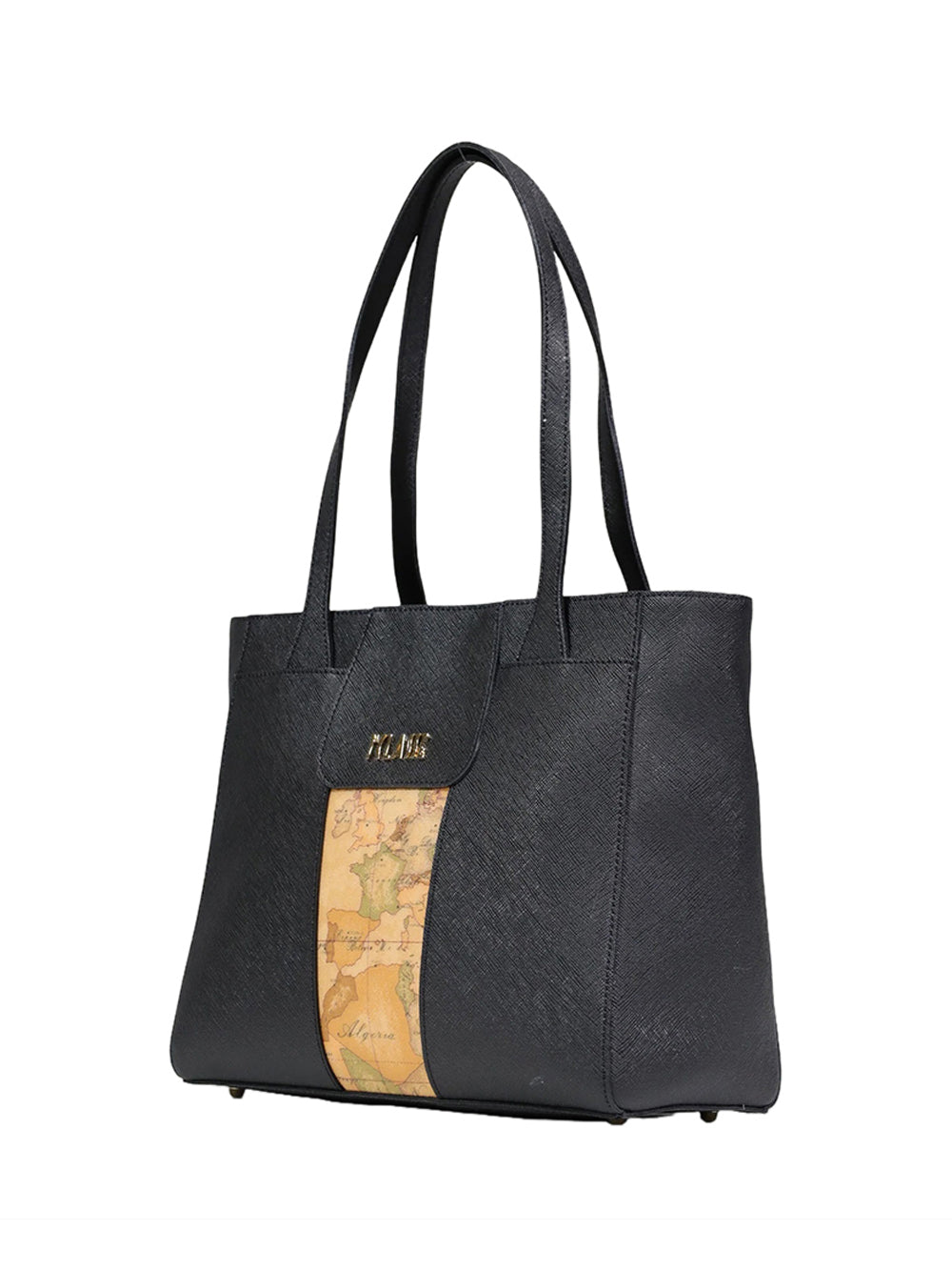 PRIMA CLASSE SAFFIANO Shopper Media Alviero Martini - Nero Nero