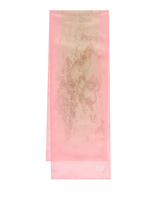 PRIMA CLASSE SETA Sciarpa Alviero Martini Geo Sfumato - Rosa Rosa