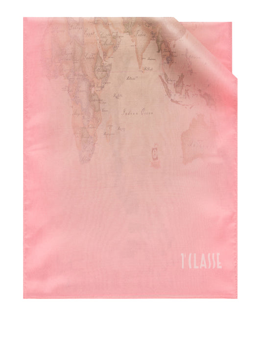 PRIMA CLASSE SETA Sciarpa Alviero Martini Geo Sfumato - Rosa Rosa