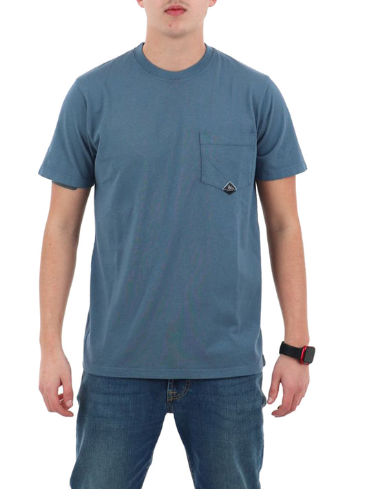 ROY ROGERS T-Shirt Roy Rogers Pocket Blu Blu