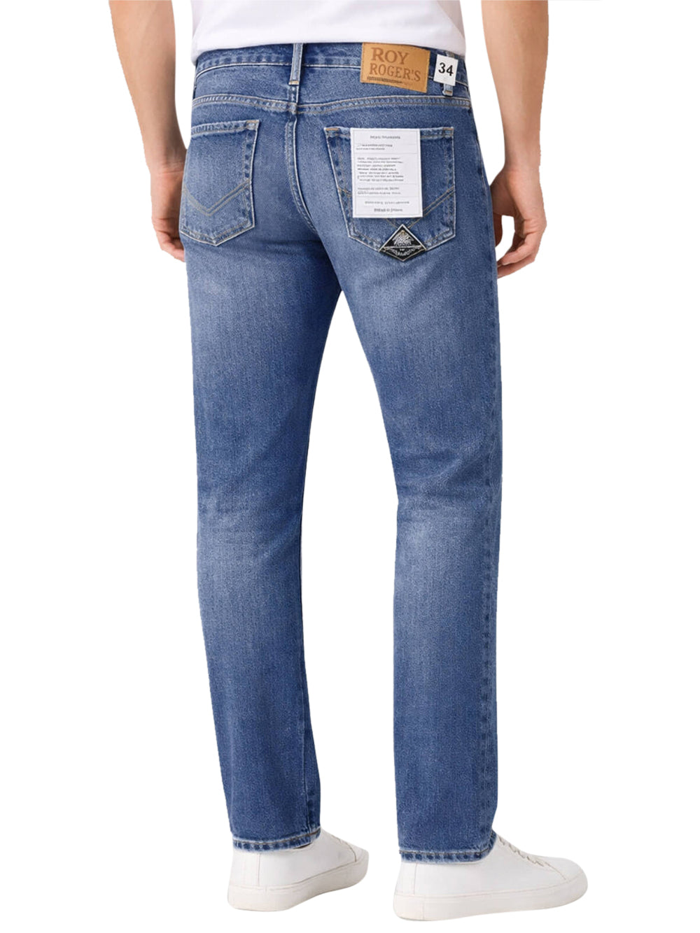 ROY ROGERS Roy Rogers Jeans Uomo Cult Wide Regular Fit Denim DENIM