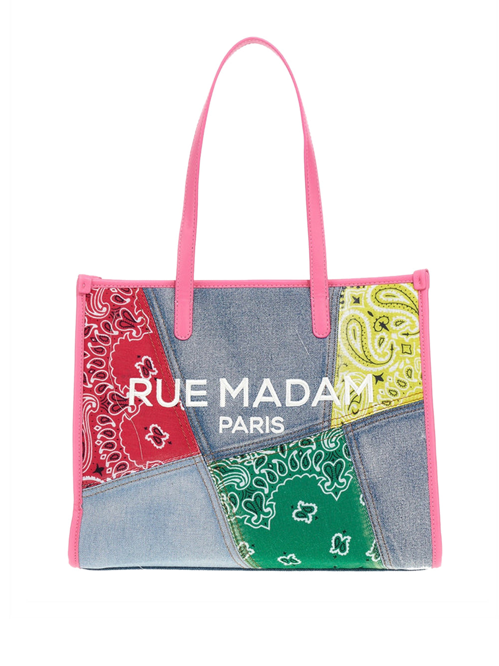 RUE MADAM Rue Madam Borsa A Mano Paisley Denim Fuchsia Fucsia