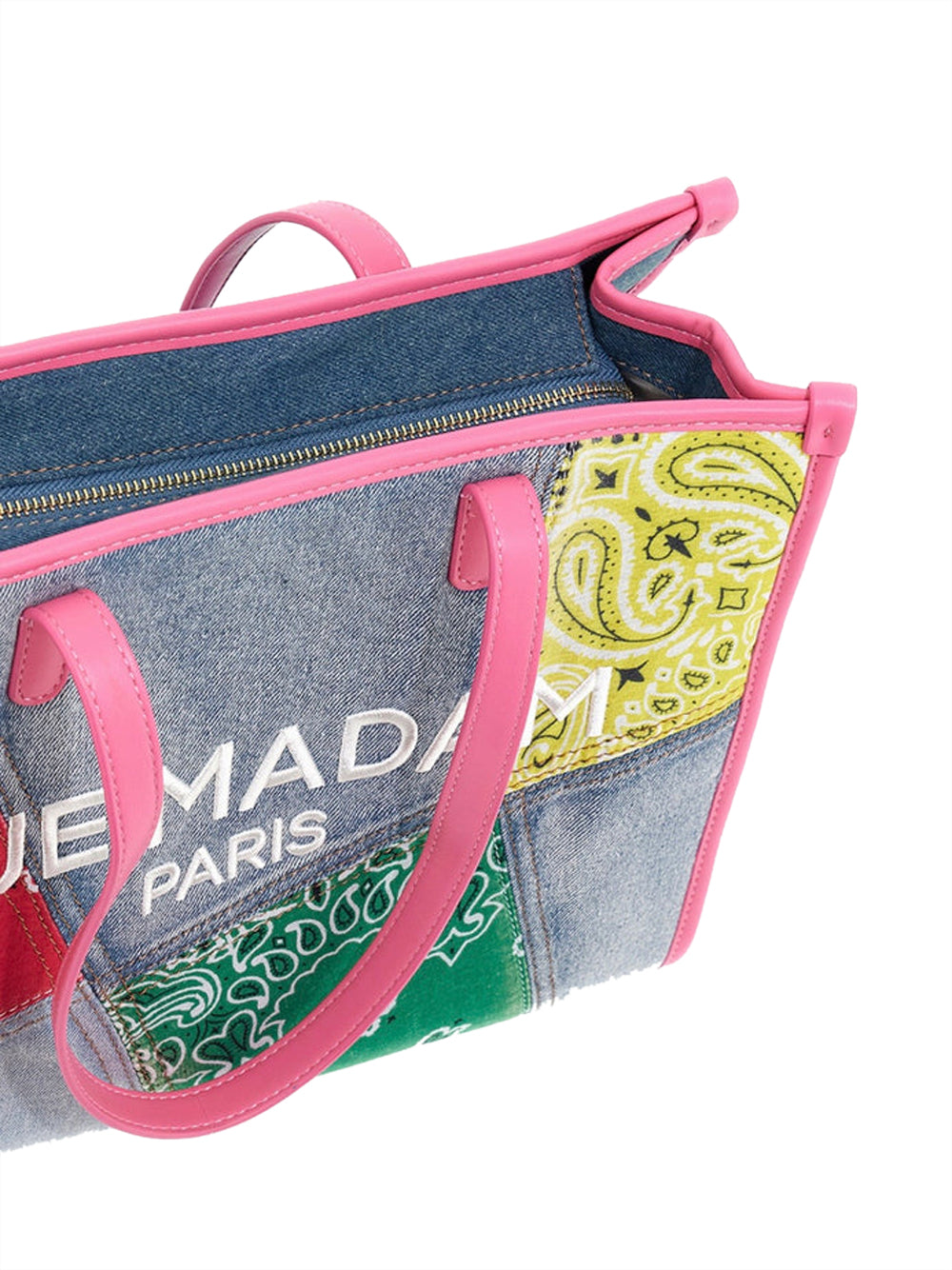 RUE MADAM Rue Madam Borsa A Mano Paisley Denim Fuchsia Fucsia